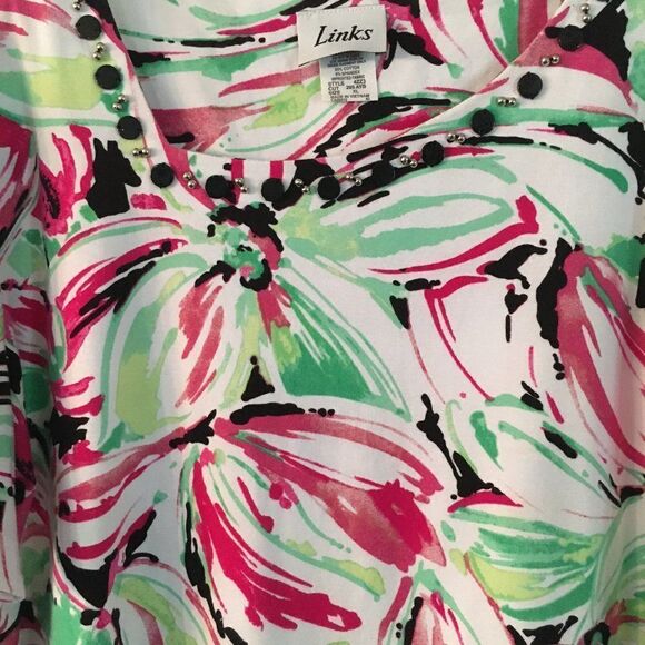Links Floral Top  - Picture 2 of 4
